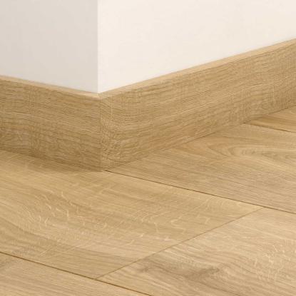 Pergo fodliste, lige, Beige Oak, laminat, 12 x 58 x 2400 mm