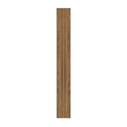 I-Wood Basic 4-lamel akustikpanel, klar olieret, brun filt og sort kerne, valnøddefiner, 17 x 300 mm 