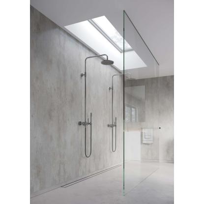 Fibo Cement vådrumspanel, 10 x 600 x 2400 mm, cracked cement silk