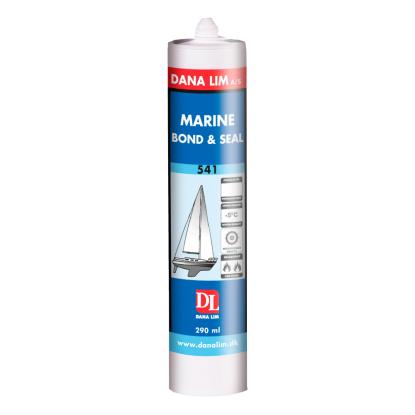 Dana Lim Marine Bond & Seal 541 fugthærdende montagelim i patron, hvid - 290 ml