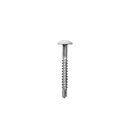 GTBUILD facadeskrue med borespids, TX20, rustfri A2, 4,8 x 45 mm, lys grå