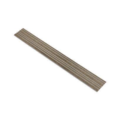 I-Wood Medio+ Mixed akustikpanel, sort olieret, grå filt og lys kerne, egefiner, 16 x 300 mm