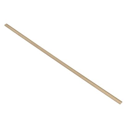 I-Wood afslutningsliste til akustikpanel, ubehandlet natur, brun filt og lys kerne, egefiner, 16 x 42 mm
