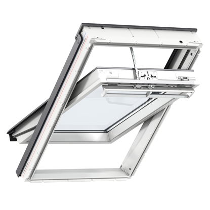 Velux Elektrisk Vippevindue GGU 006821 INTEGRA® Polyuretan m. kerne af træ