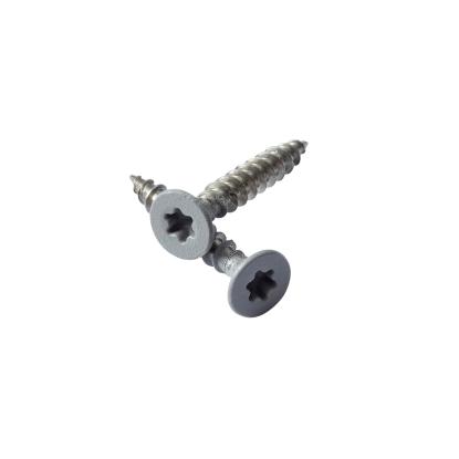 Wimex coverskrue, 4,0 x 40 mm, grå - 50 stk.