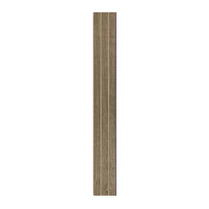 I-Wood Basic 3-lamel akustikpanel, sort olieret, brun filt og sort kerne, egefiner, 17 x 300 mm 