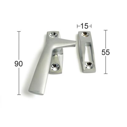 Habo Copenhagen vinduesforvrider, venstre, matkrom