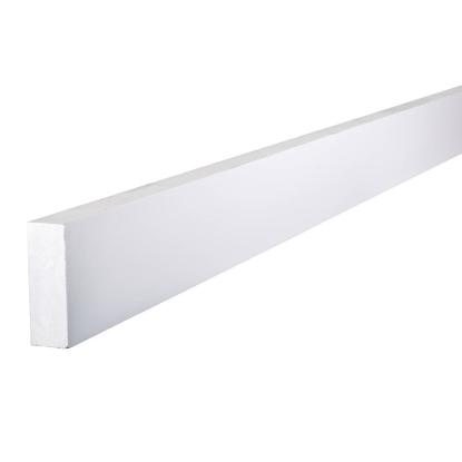 RIAS afstandsliste til yderspær, til termoplader, hvid - 19 mm x 3000 mm