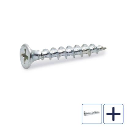 FAST gipsskrue til træ, elforzinket, 4,2 mm - 250 stk.