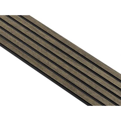 I-Wood Basic Original akustikpanel, sort olieret, sort filt og sort kerne, egefiner, 17 x 300 mm 