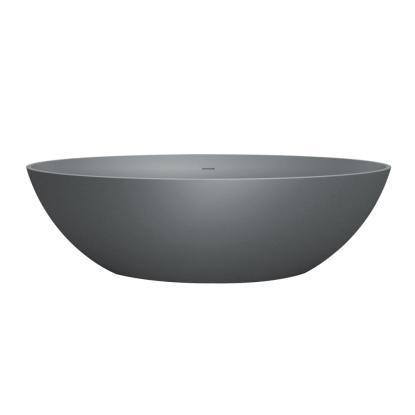 Best Design New Stone badekar, 180 x 85 cm, lava grå