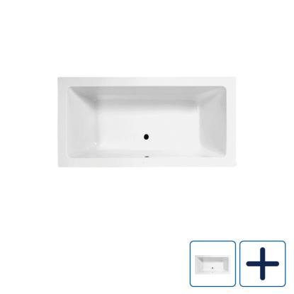 Best Design Lounge badekar, hvid højglans