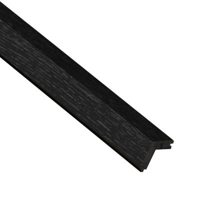 I-Wood UniPanel udvendigt hjørne, sortmalet, sort kerne, egefiner, 17 x 55 x 2780 mm