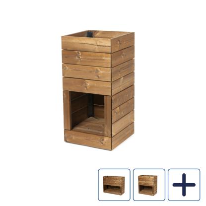 Wimex Trend Classic plantekasse med opbevaring, termofyr, 96 x 48,2 cm