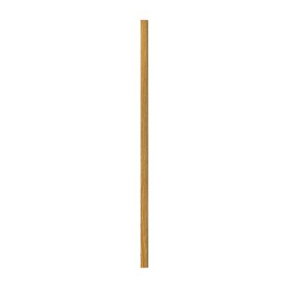 I-Wood afslutningsliste til 4-lamel akustikpanel, brun olieret, brun filt og sort kerne, egefiner, 17 x 67 mm