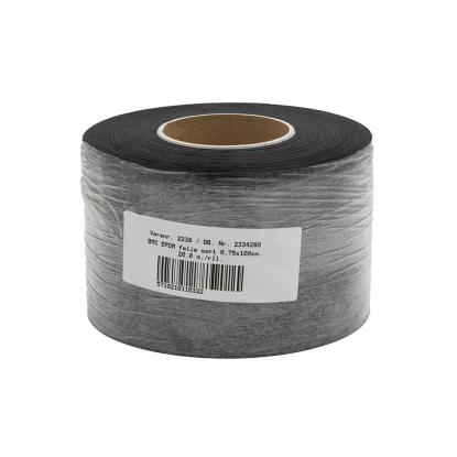 EPDM folie, sort, 0,75 x 100 mm - 20 meter