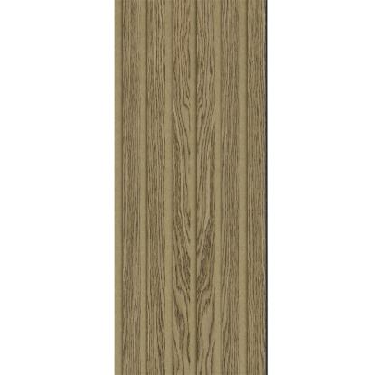 I-Wood Basic Original akustikpanel, mørkebrun olieret, brun filt og sort kerne, egefiner, 17 x 300 mm 