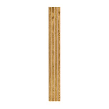 I-Wood Basic 4-lamel akustikpanel, brun olieret, beige filt og lys kerne, egefiner, 16 x 300 mm 