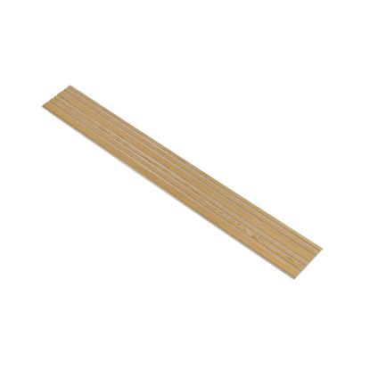 I-Wood Medio+ Mixed akustikpanel, klar olieret, beige filt og lys kerne, egefiner, 16 x 300 mm