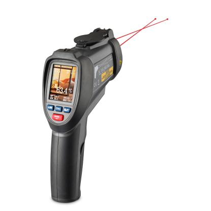 geo-FENNEL FIRT 1000 DataVision IR-termometer med farvedisplay og 2 laserprikker