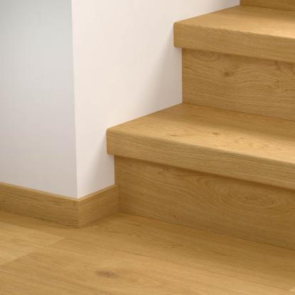 Pergo vinyl trappeafdækning/trappeforkantsprofil, Summer Mountain Oak, 1236 x 122 x 62 mm