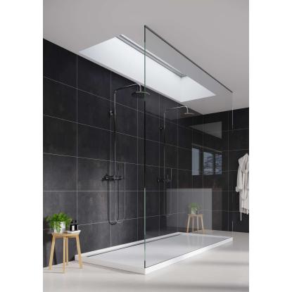 Fibo Cement vådrumspanel med 60 x 40 cm fliselook, 10 x 600 x 2400 mm, lentini dark stone