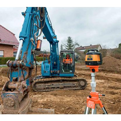 geo-FENNEL FL 105H rotationslaser med FR 50 modtager