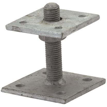 SIMA stolpebærer type B2, varmforzinket, 80 x 80 x 25-100 mm