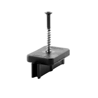 Wimex Preload T-Clips til Fur Royal, inkl. skrue, sort, 45 mm - 100 stk.