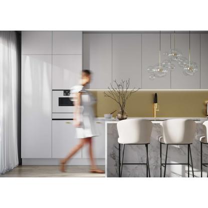 Fibo Kitchen Board vægplade, 10 x 600 x 580 mm, gold metal - 2 stk.