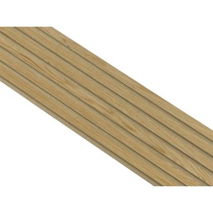 I-Wood Basic Original akustikpanel, klar olieret, brun filt og lys kerne, egefiner, 16 x 300 mm 