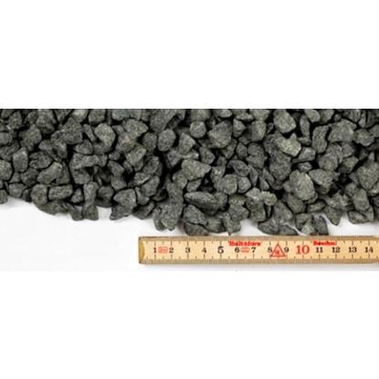 Sorte granitskærver, 8-11,mm, 15 liter, 48 poser pr. palle