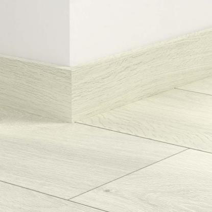 Pergo fodliste, lige, Romantic Light Grey Oak, laminat, 12 x 58 x 2400 mm