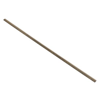I-Wood afslutningsliste til akustikpanel, sort olieret, beige filt og sort kerne, egefiner, 17 x 42 mm