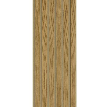I-Wood Basic Original akustikpanel, brun olieret, brun filt og lys kerne, egefiner, 16 x 300 mm 