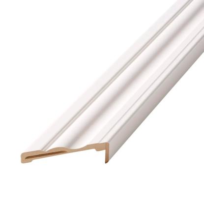 Swedoor almue gerigt til flex+karm, 20 x 92 mm, hvid omviklet - 208,9 cm høj
