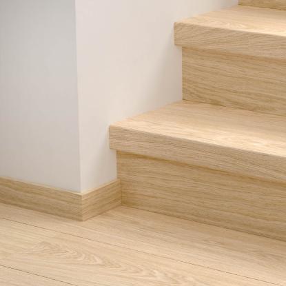 Pergo vinyl trappeafdækning/trappeforkantsprofil, Natural Danish Oak, 1484 x 146 x 62 mm