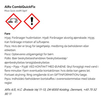 Alfix CombiQuickFix fliseklæber, lysegrå - 20 kg
