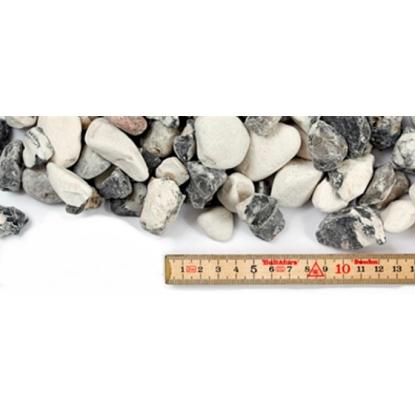 Pyntesten hvide singles, 16-32 mm - 1000 kg