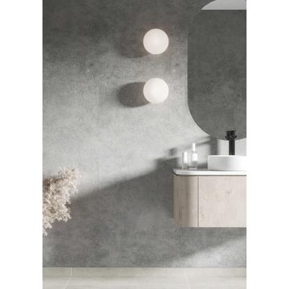 Fibo Basic vådrumspanel uden fugefræsning, 10 x 600 x 2400 mm, meton grey silk