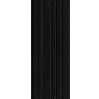 I-Wood Medio+ Mixed akustikpanel, sortmalet, sort filt og sort kerne, egefiner, 17 x 300 mm