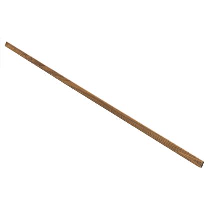I-Wood UniPanel afslutningsliste, klar olieret, sort kerne, valnøddefiner, 17 x 55 x 2780 mm