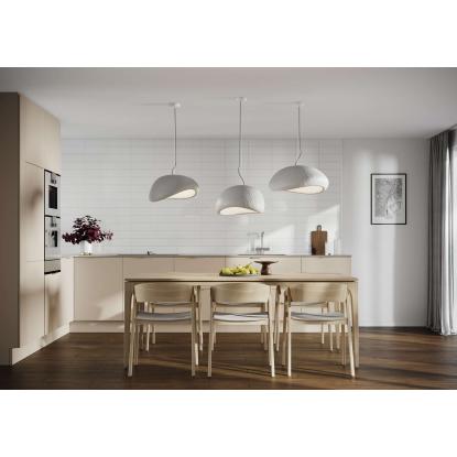 Fibo Colour vådrumspanel med 30 x 10 cm fliselook, 10 x 600 x 2400 mm, denver white high gloss