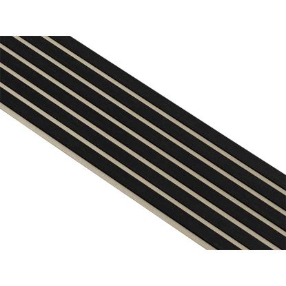 I-Wood Basic Original akustikpanel, sortmalet, beige filt og sort kerne, egefiner, 17 x 300 mm 