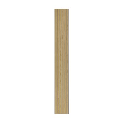 I-Wood Medio+ Original akustikpanel, klar olieret, beige filt og sort kerne, egefiner, 17 x 300 mm