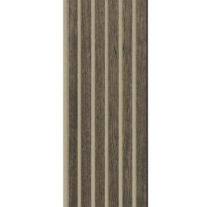 I-Wood Basic Original akustikpanel, sort olieret, beige filt og sort kerne, egefiner, 17 x 300 mm 