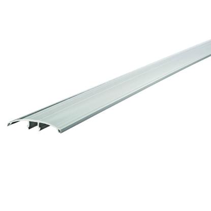 RIAS plast-top/PVC dækliste med blød tætning, hvid - 60 x 8000 mm
