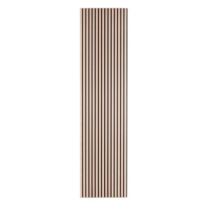 FOG & VENØ Fjordwall akustikpanel, bøg, sort MDF, sort filt, 600 x 2400 x 19 mm