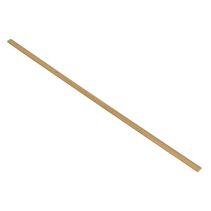 I-Wood afslutningsliste til akustikpanel, klar olieret, brun filt og lys kerne, egefiner, 16 x 42 mm