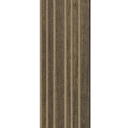 I-Wood Basic Mixed akustikpanel, sort olieret, brun filt og sort kerne, egefiner, 17 x 300 mm 